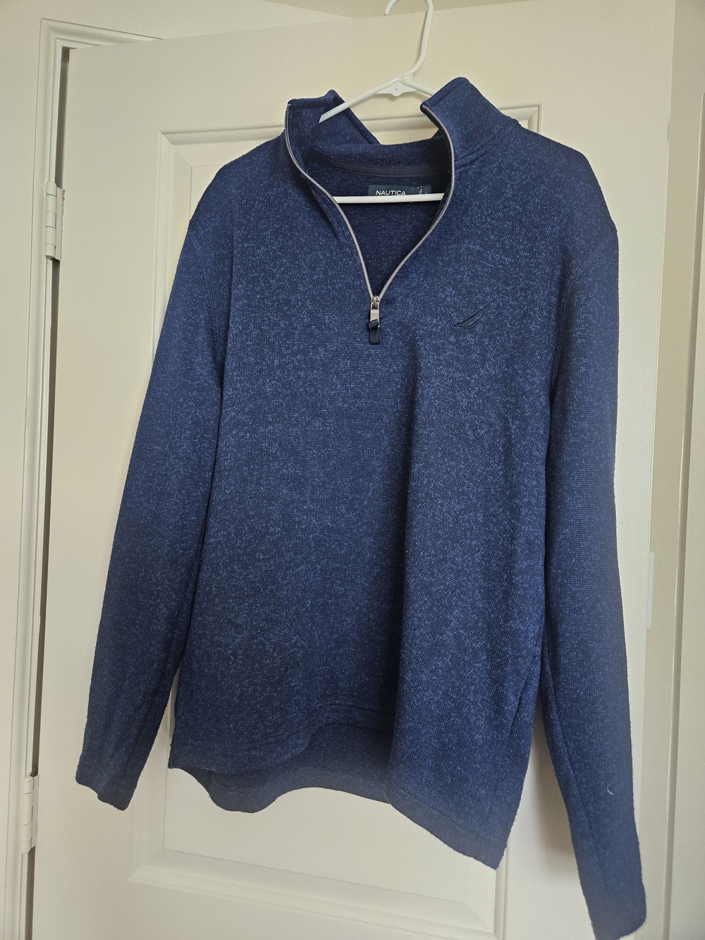 Nautica Men's Navy Quarter-Zip Sweater